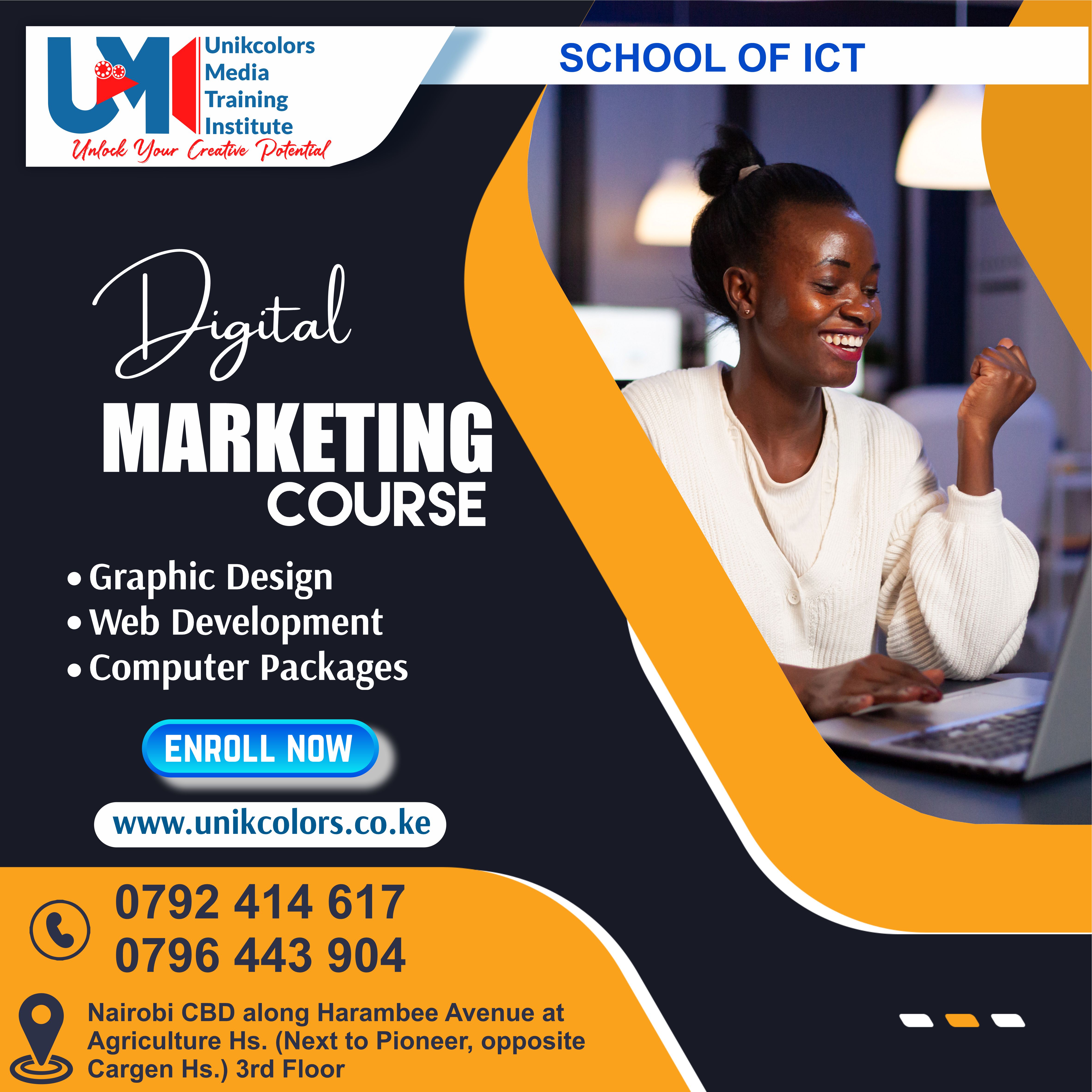 COMPUTER COURSES - DIGITAL MARKETING | GRAPHIC DESIGN | WEB DEVELOPMENT | COMPUTER PACKAGES COURSE